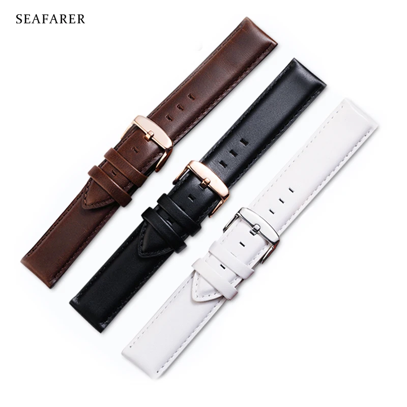 Daniel Wellington Watches & Jewelry Online Store - Correa de reloj de cuero genuino