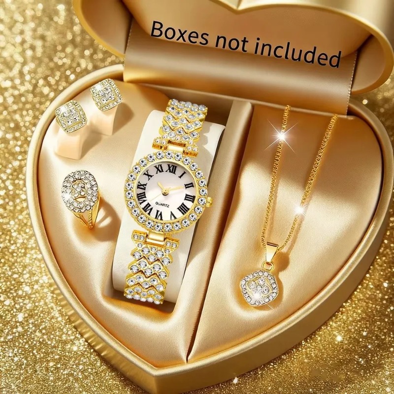 Jewelry Watches Luxury - Juego de 5 piezas de reloj