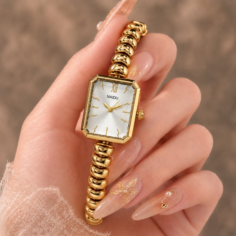 Jewelry Watches Luxury - Reloj NAIDU dorado para mujer, mini