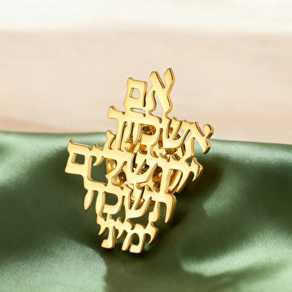 Jewelry & Watches Company - Dawapara Broches Hebreos de Jerusalén, Broches