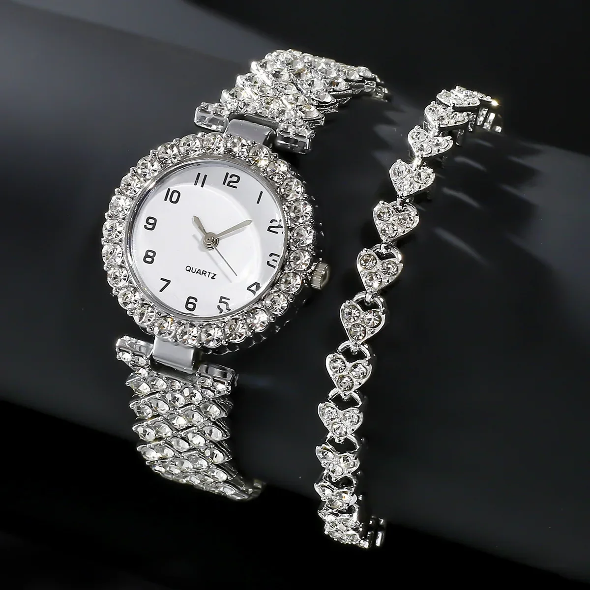 Jewelry Watches Women - 1 Uds./2 uds. Conjunto de reloj