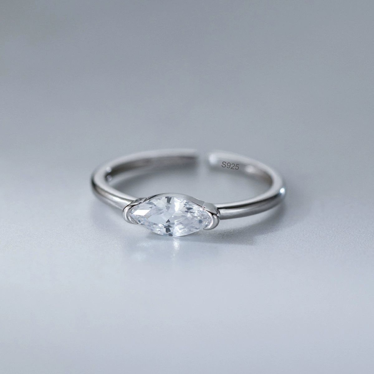 Statement Cocktail Ring - 925 anillos de plata esterlina para