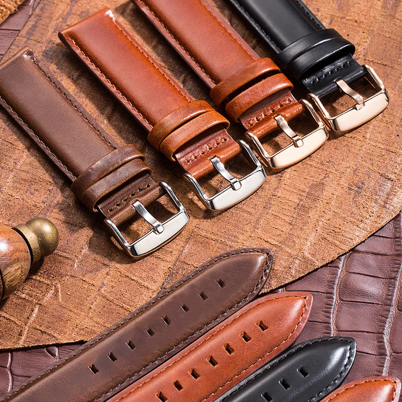 Correa de reloj de cuero genui - Daniel Wellington Watches & Jewelry Online Store reseña y precio