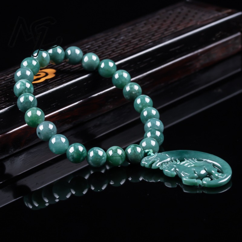 Pulsera de Jadeíta Natural Azu - Jewelry & Watches Company reseña y precio