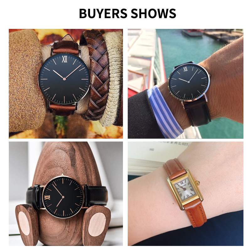 Correa de reloj de cuero genui - Daniel Wellington Watches & Jewelry Online Store reseña y precio