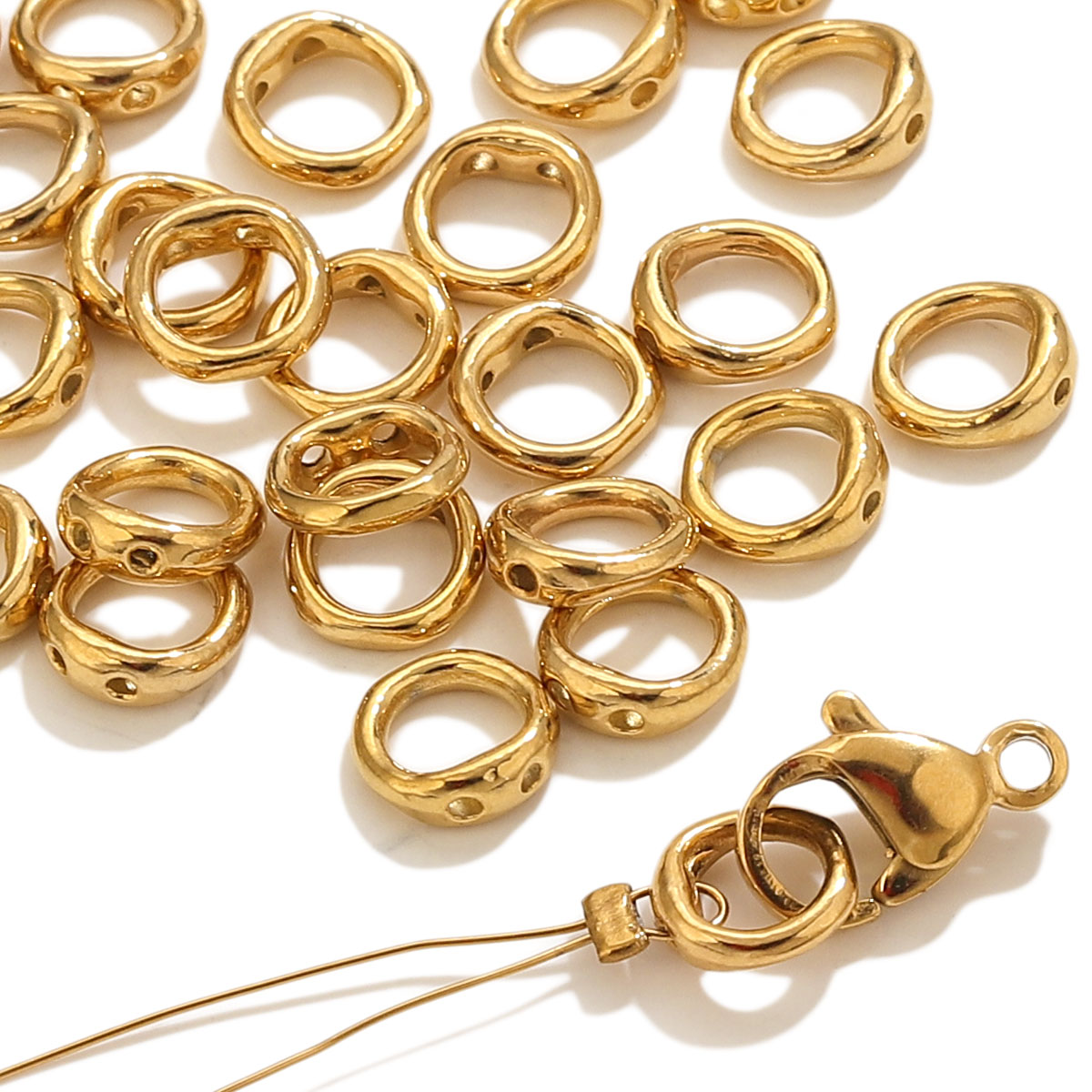 20 Piezas de Cierres de Acero  - Charm Bracelet Beads reseña y precio