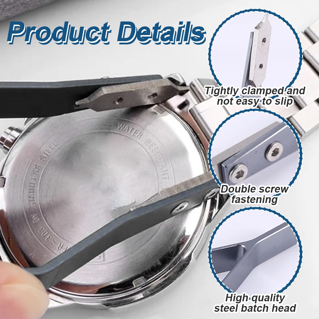 Pinza tipo Y para correas de r - Jewelry Y Watches reseña y precio