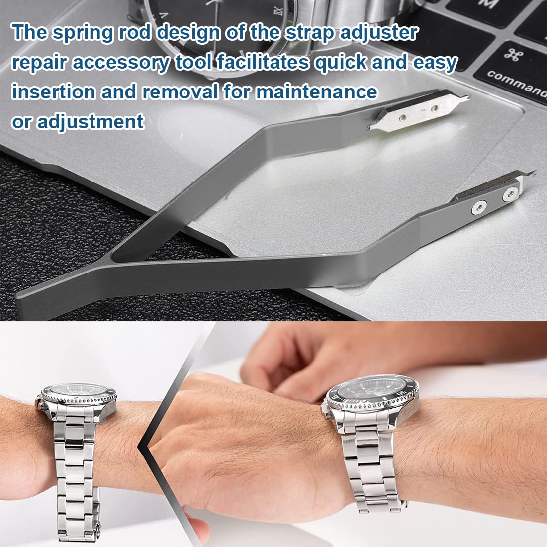 Pinza tipo Y para correas de r - Jewelry Y Watches reseña y precio