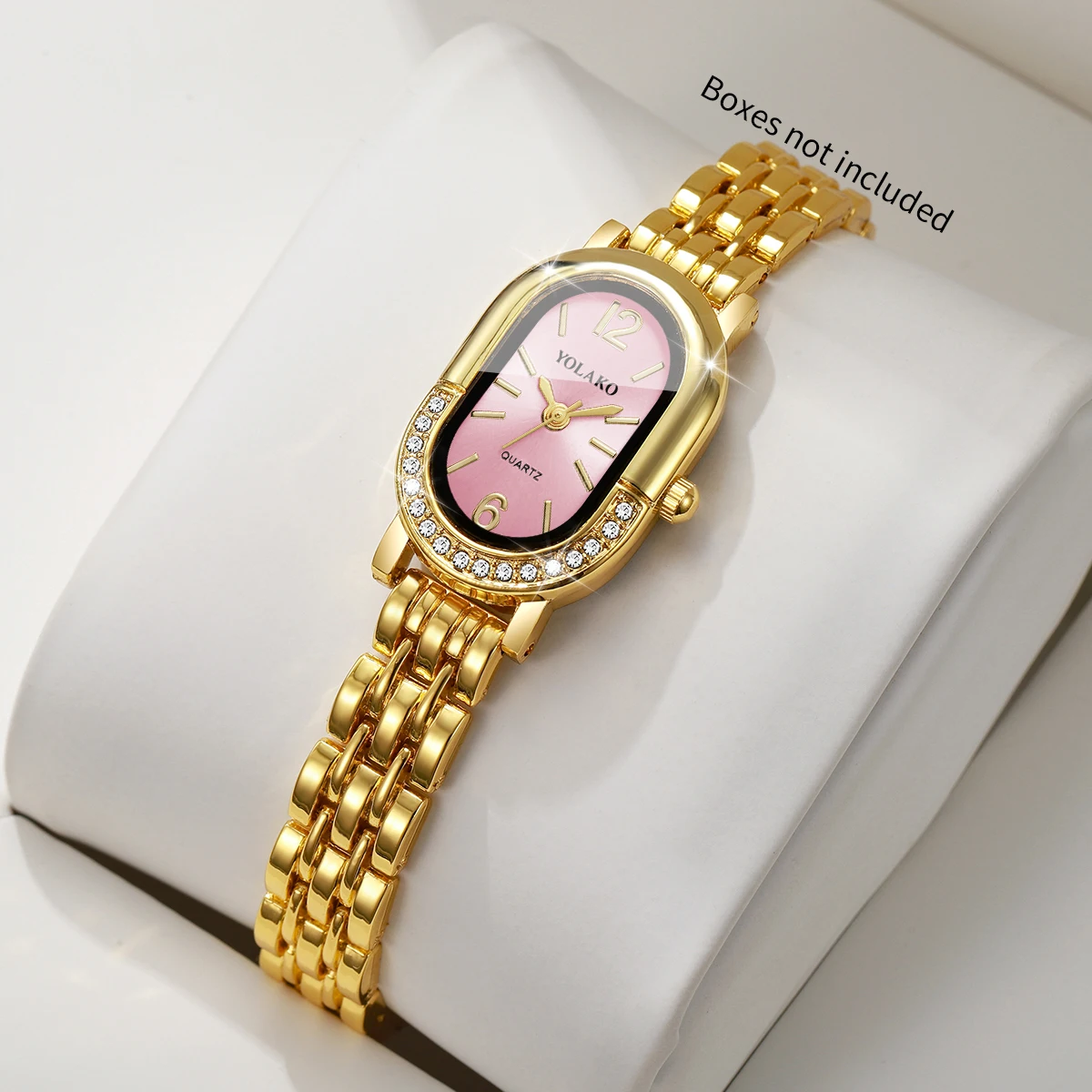 Reloj de cuarzo de lujo con di - Jewelry Watches Women reseña y precio