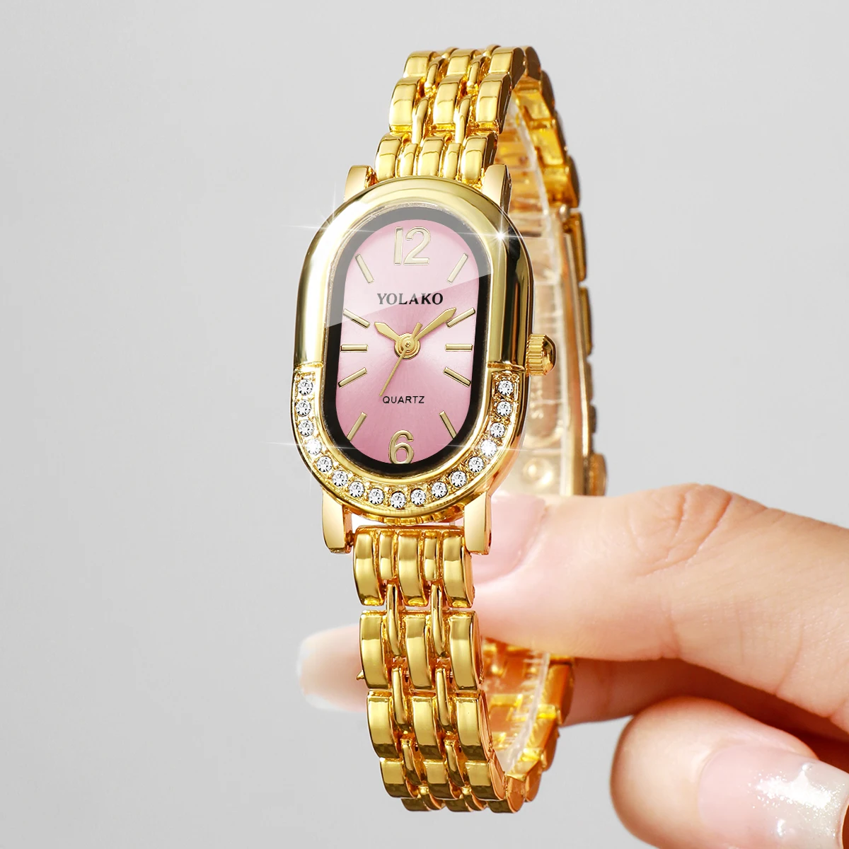 Reloj de cuarzo de lujo con di - Jewelry Watches Women reseña y precio