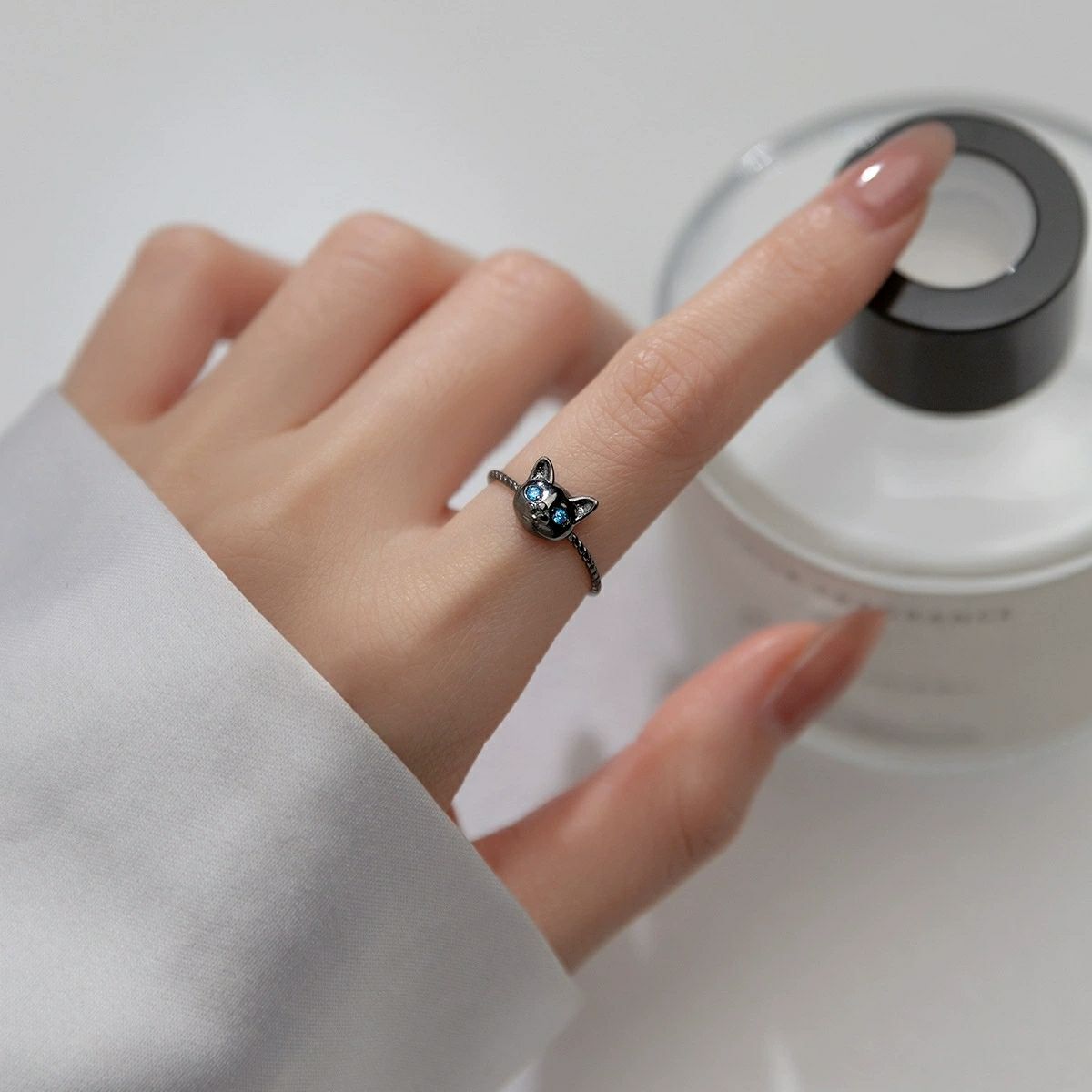 Anillos de gato de Plata de Le - Statement Cocktail Ring reseña y precio