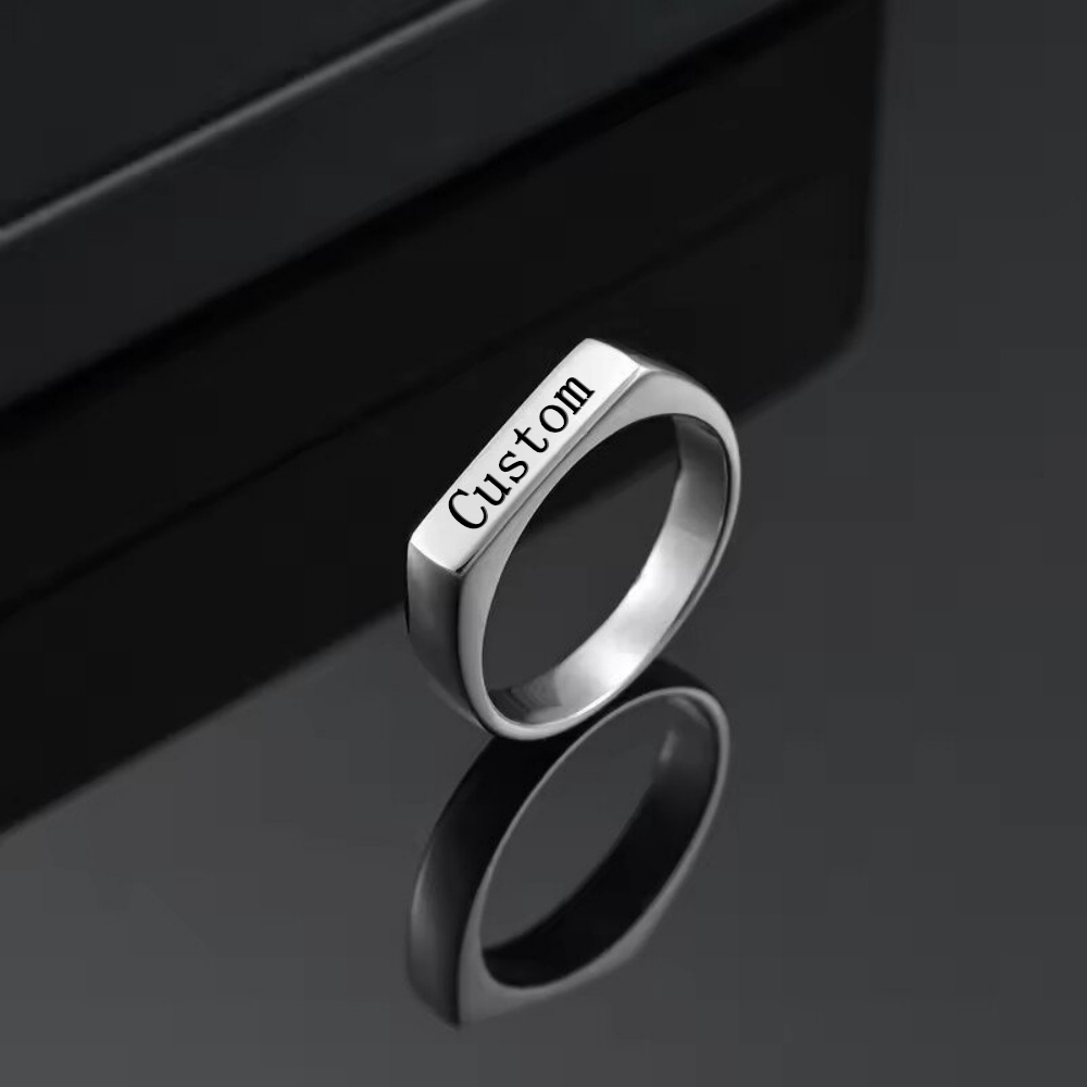 Anillo Personalizado con Nombr - Statement Cocktail Ring reseña y precio