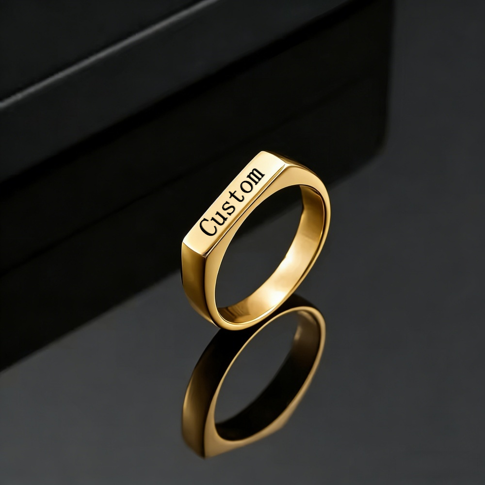 Anillo Personalizado con Nombr - Statement Cocktail Ring reseña y precio