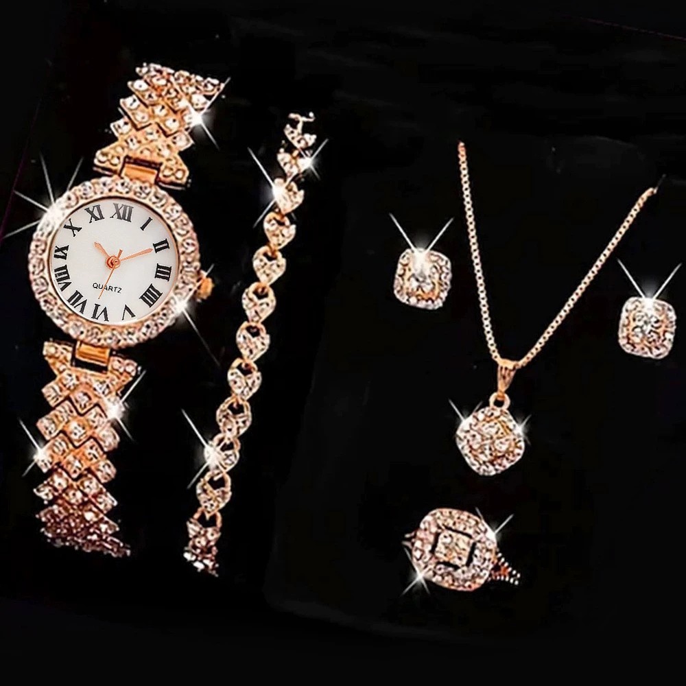 Juego de 6 relojes de lujo con - Jewelry Watches Luxury reseña y precio