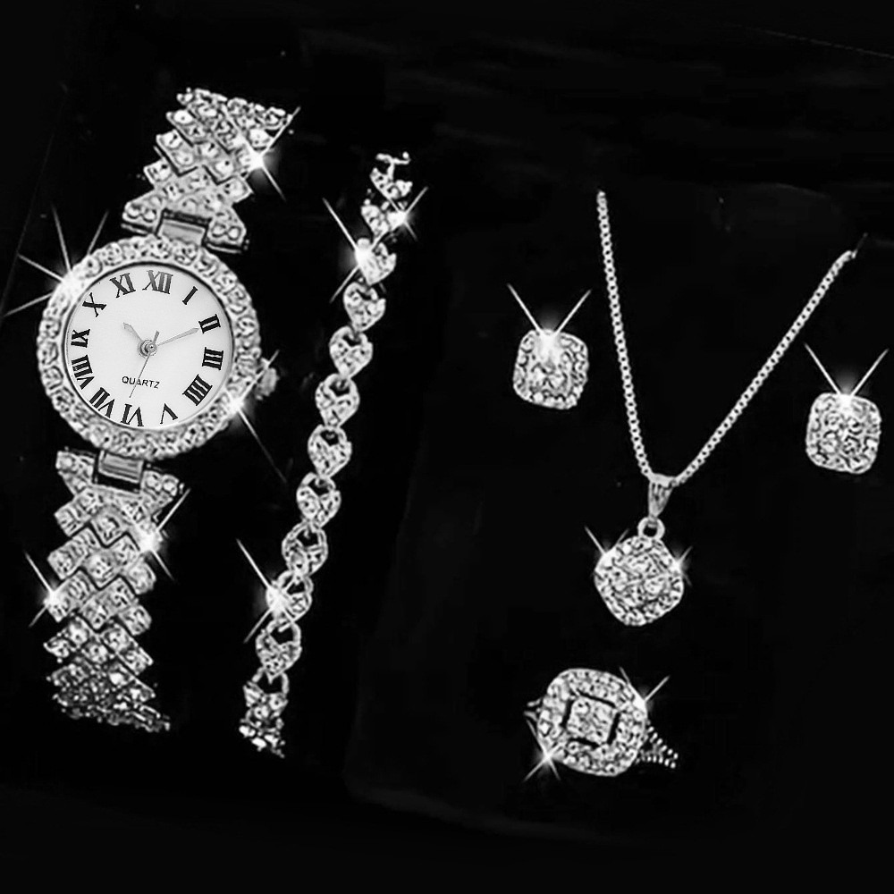Juego de 6 relojes de lujo con - Jewelry Watches Luxury reseña y precio