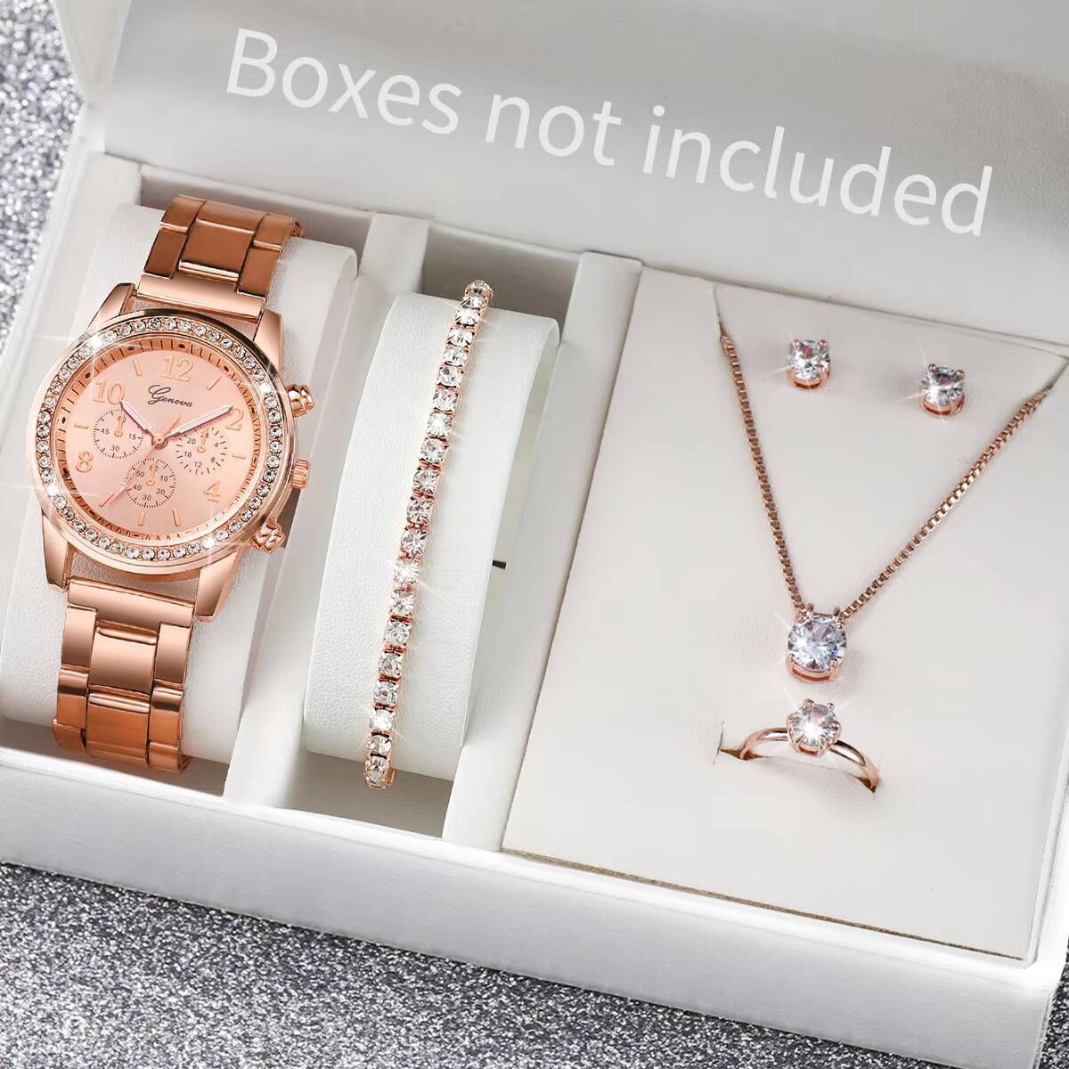 Juego de 6 relojes de pulsera  - Jewelry Watches Women reseña y precio