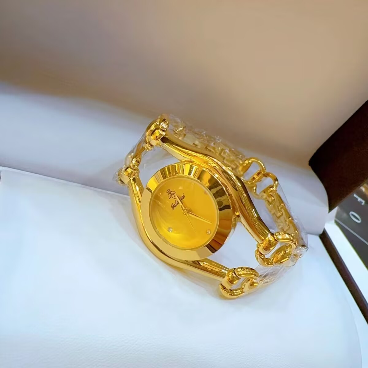 Nuevo reloj francés chapado en - Jewelry With Watches reseña y precio