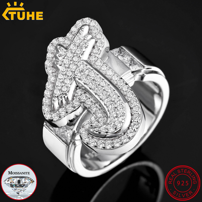Anillo TUHE con letras persona - Statement Cocktail Ring reseña y precio