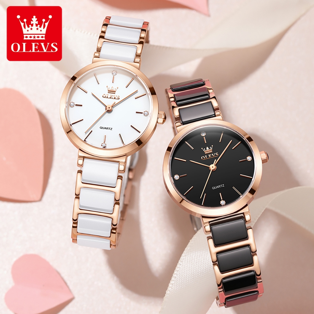 OLEVS Reloj de mujer 5877 Relo - Jewelry With Watches reseña y precio