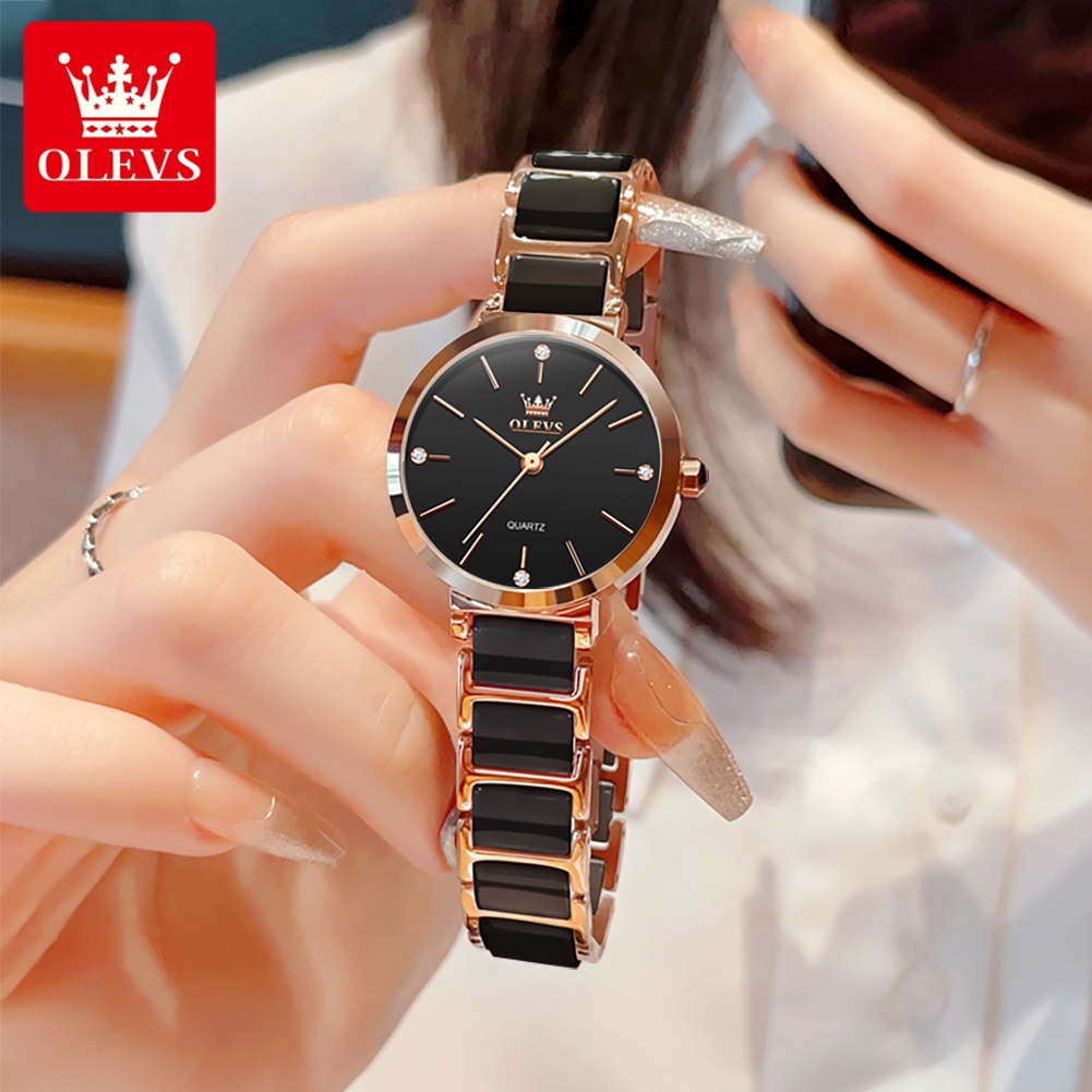 OLEVS Reloj de mujer 5877 Relo - Jewelry With Watches reseña y precio