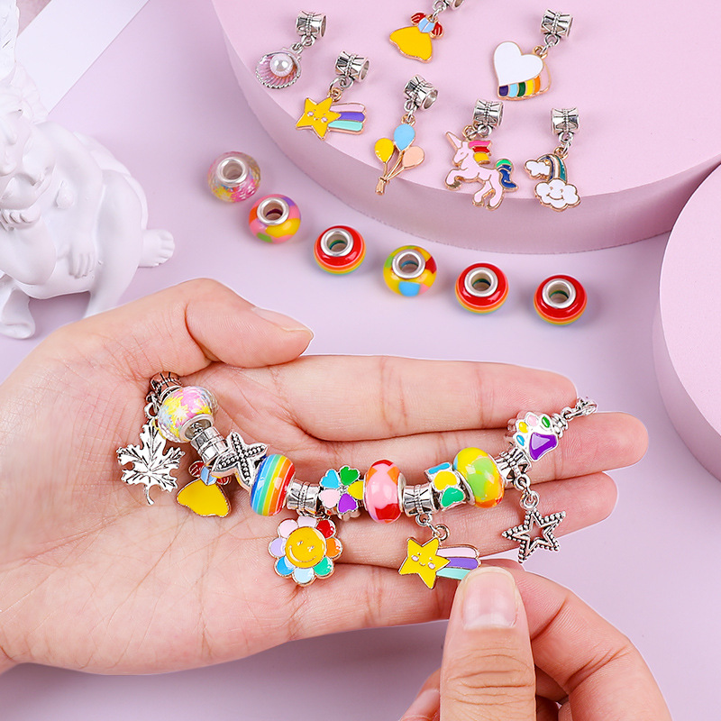 Juego de pulseras de cuentas D - Jewelry Y Watches reseña y precio