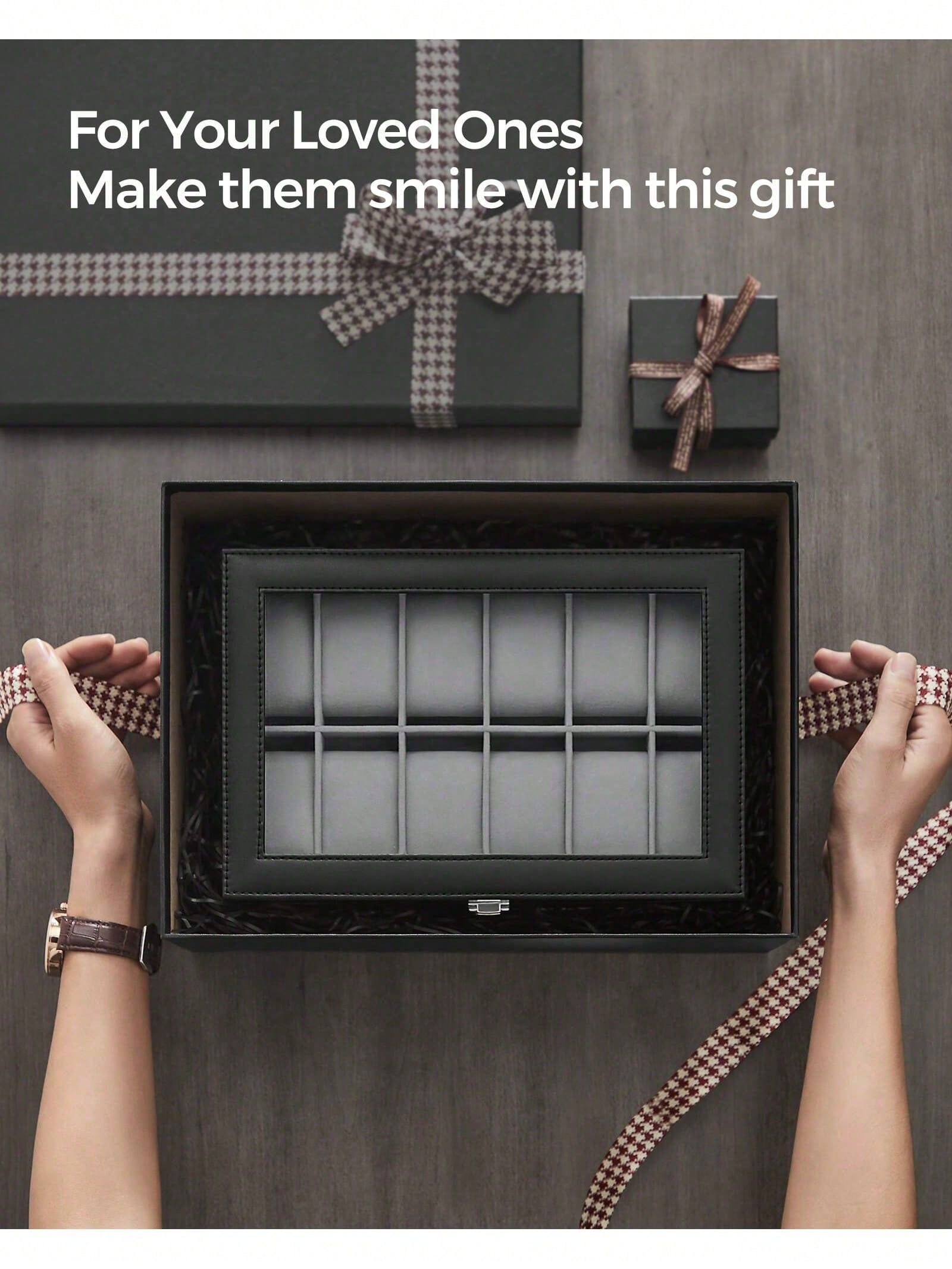 Caja para relojes con cerradur - Jewelry With Watches reseña y precio