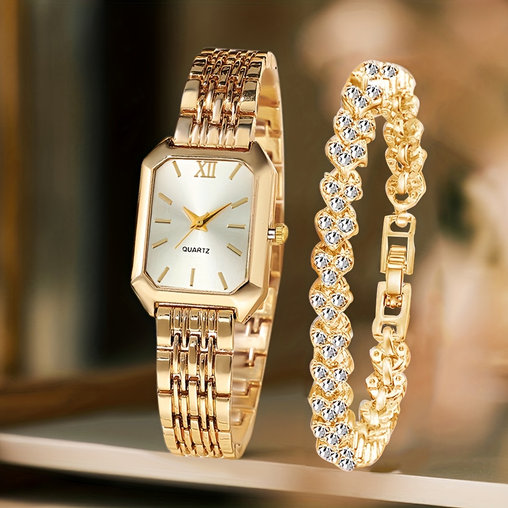 2 Relojes de Pulsera de Cuarzo - Jewelry Watches Women reseña y precio