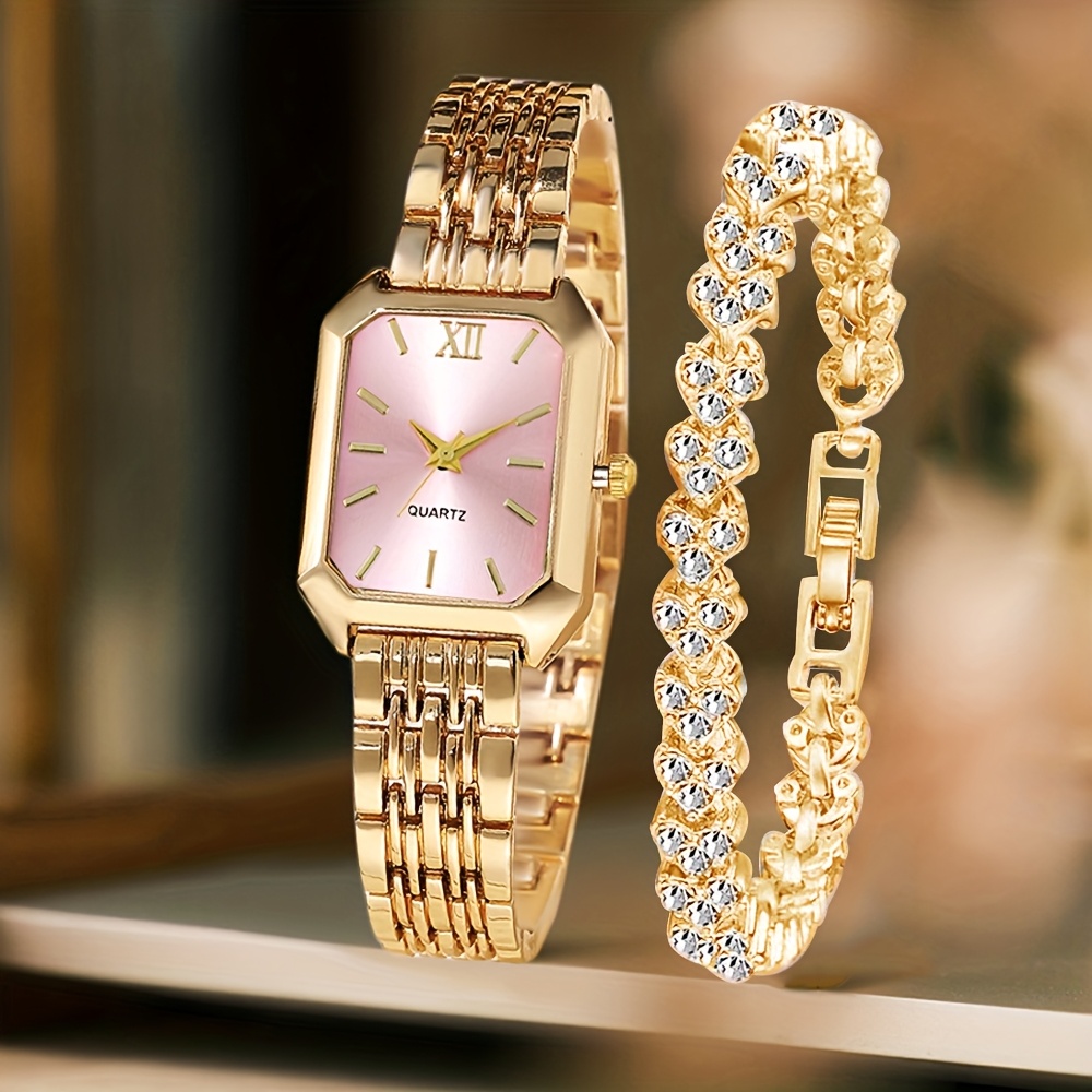 2 Relojes de Pulsera de Cuarzo - Jewelry Watches Women reseña y precio