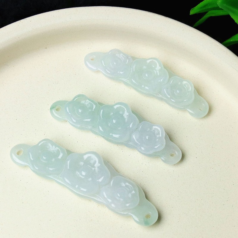 1 ud. Flor de Jadeíta Natural, - Jewelry & Watches Company reseña y precio