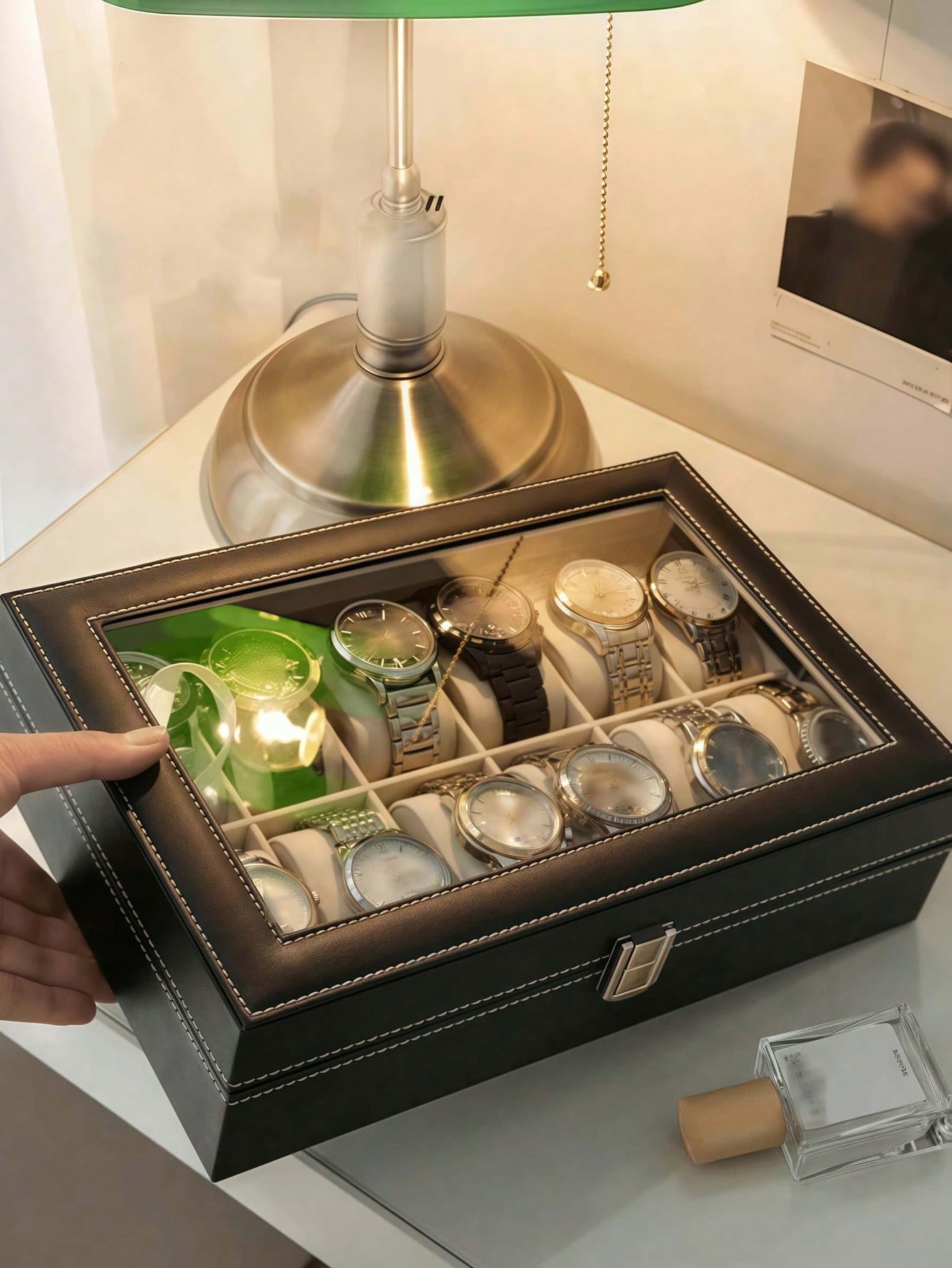 Caja de Relojes de Cuero con C - Jewelry Watches Women reseña y precio