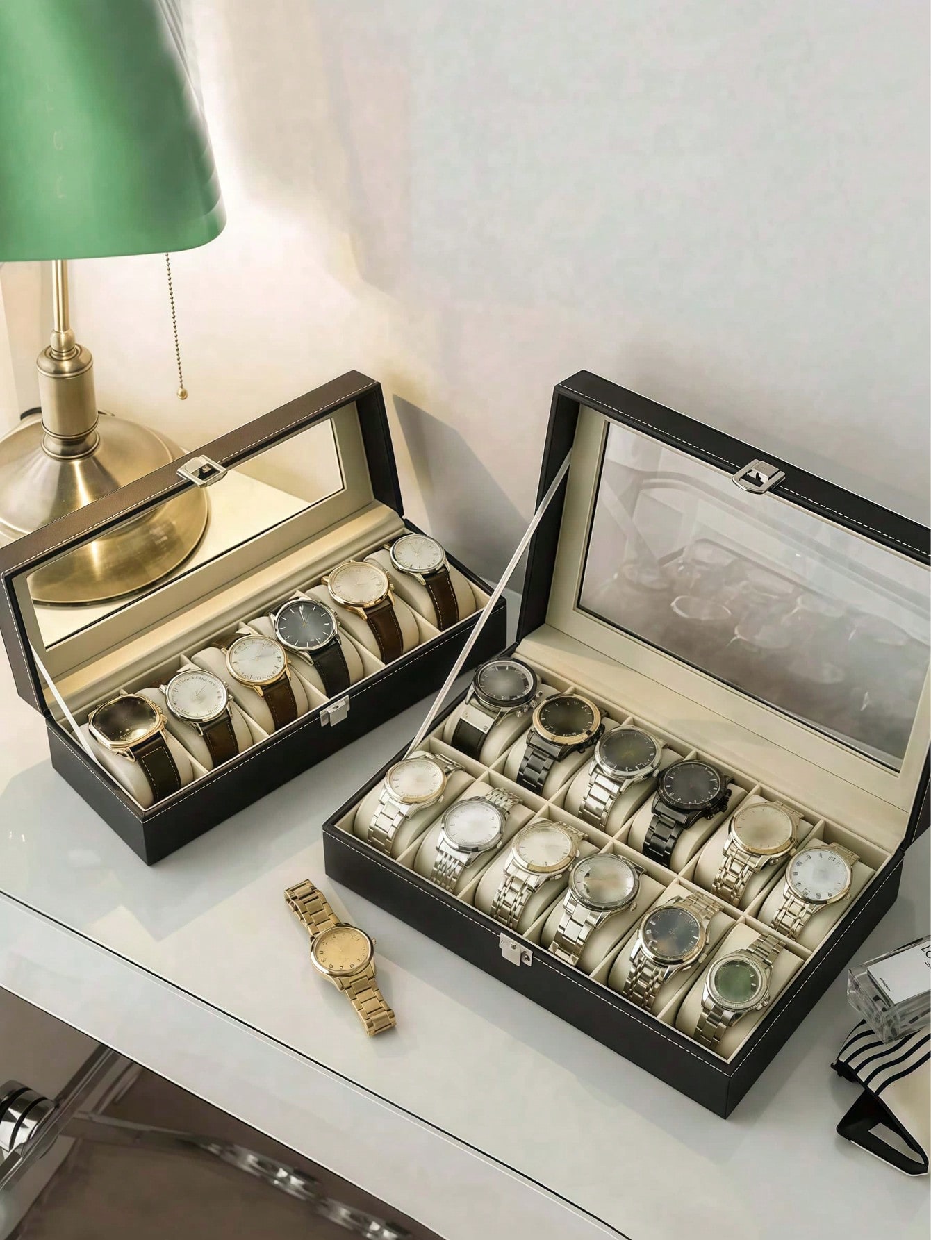 Caja de Relojes de Cuero con C - Jewelry Watches Women reseña y precio