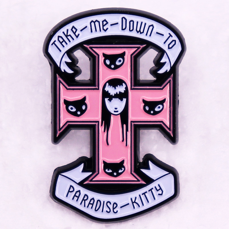 Pin de esmalte con insignia de - Paradise Jewelry & Watches Dolphin Mall reseña y precio