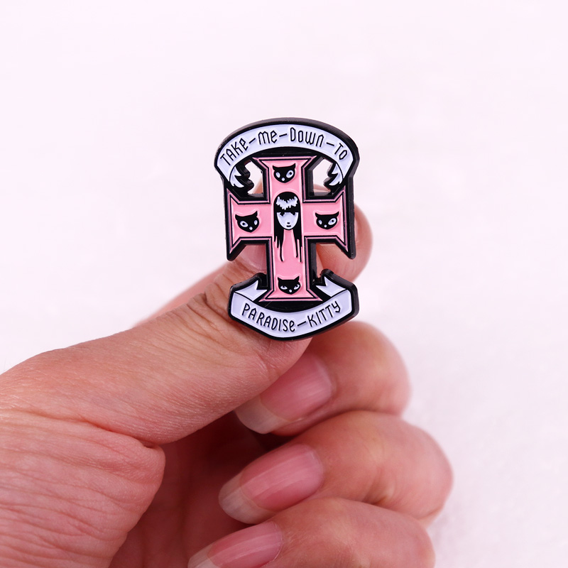 Pin de esmalte con insignia de - Paradise Jewelry & Watches Dolphin Mall reseña y precio