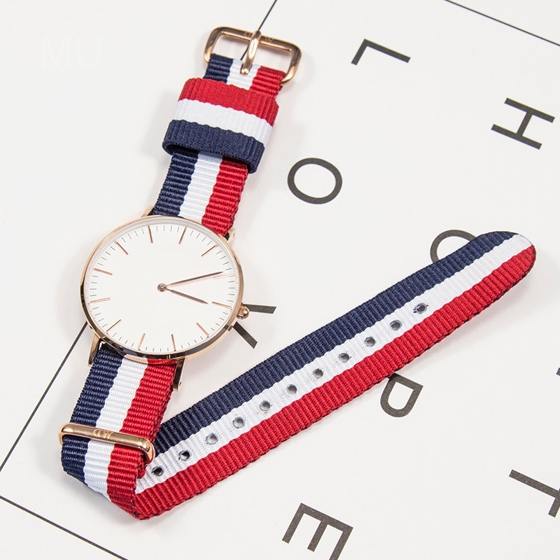 Correas de reloj de nailon tra - Daniel Wellington Watches & Jewelry Online Store reseña y precio
