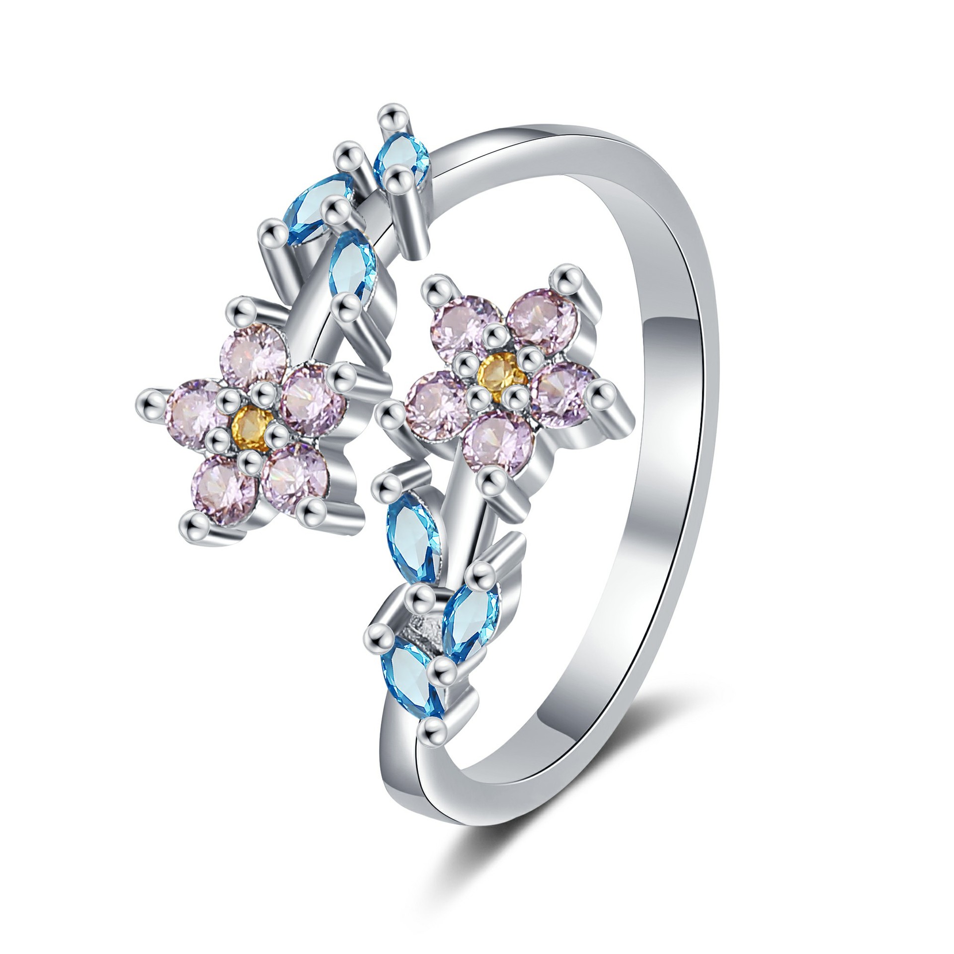 Anillos de plata de ley 925 co - Statement Cocktail Ring reseña y precio