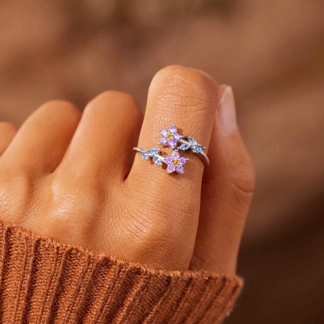 Anillos de plata de ley 925 co - Statement Cocktail Ring reseña y precio