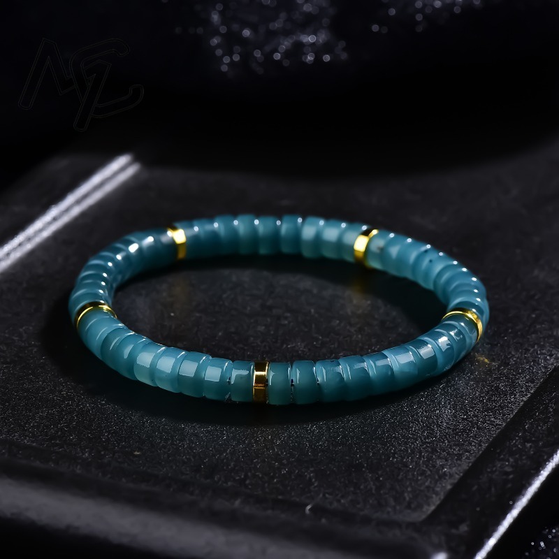 Pulsera de cuentas de jadeíta  - Jewelry & Watches Company reseña y precio