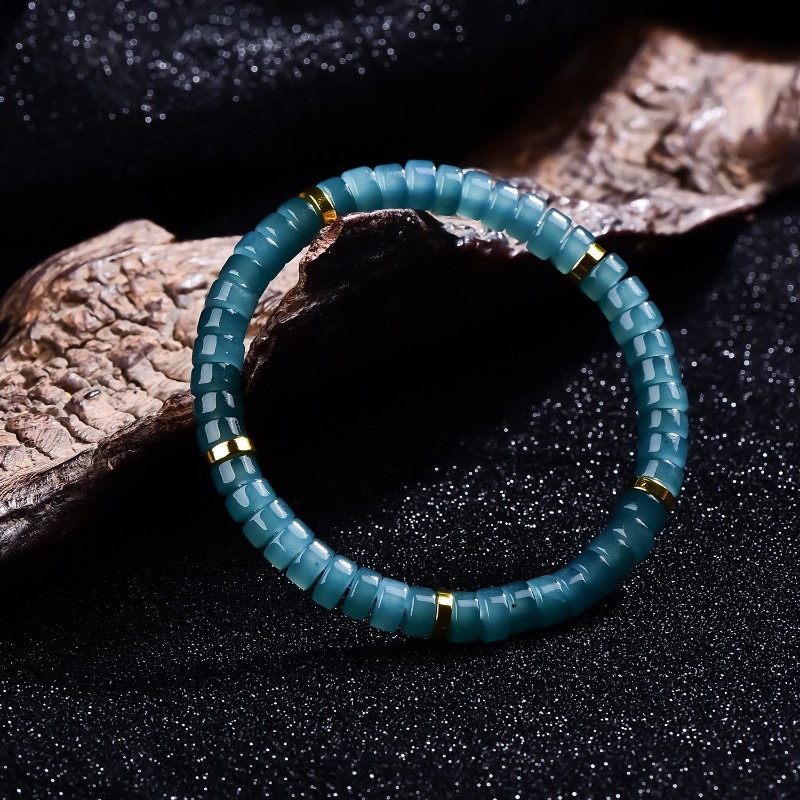 Pulsera de cuentas de jadeíta  - Jewelry & Watches Company reseña y precio