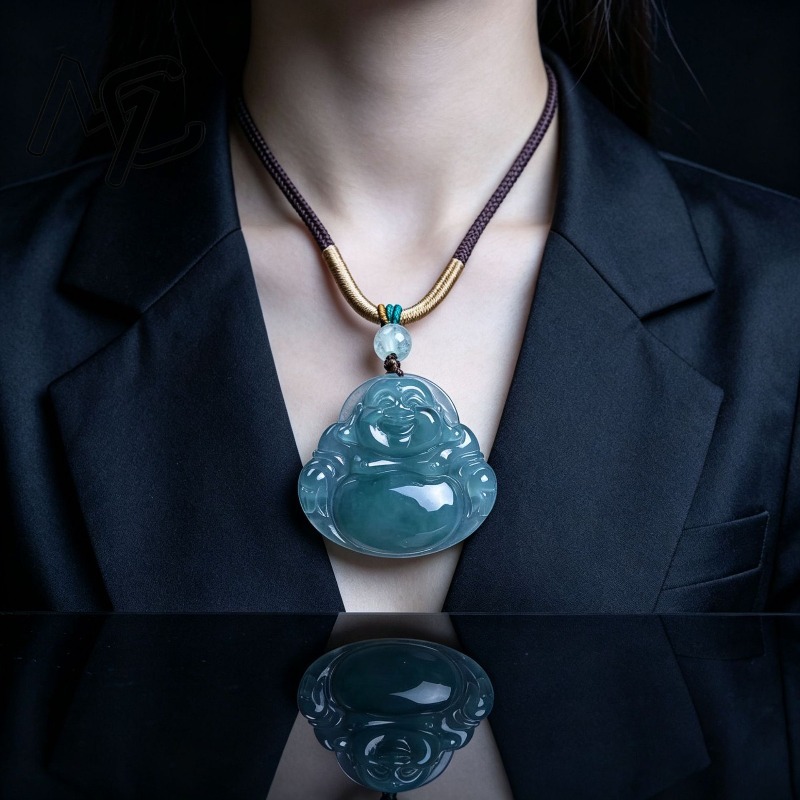 Colgante de Buda de Jadeíta Na - Jewelry & Watches Company reseña y precio