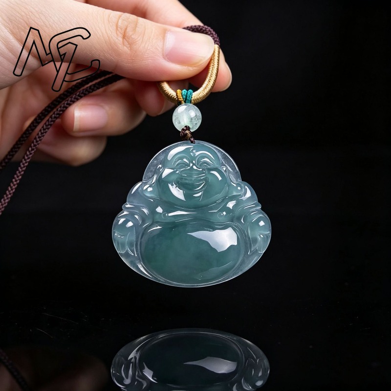 Colgante de Buda de Jadeíta Na - Jewelry & Watches Company reseña y precio