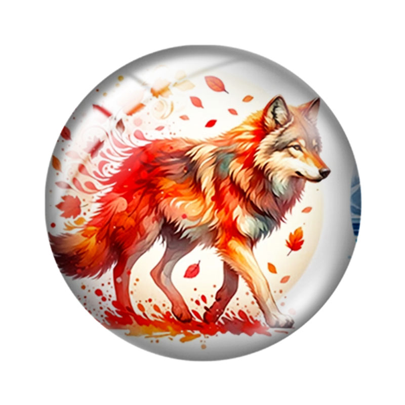 Cabujón de cristal de lobo en  - Wolf Jewelry & Watches Tampa Reviews reseña y precio